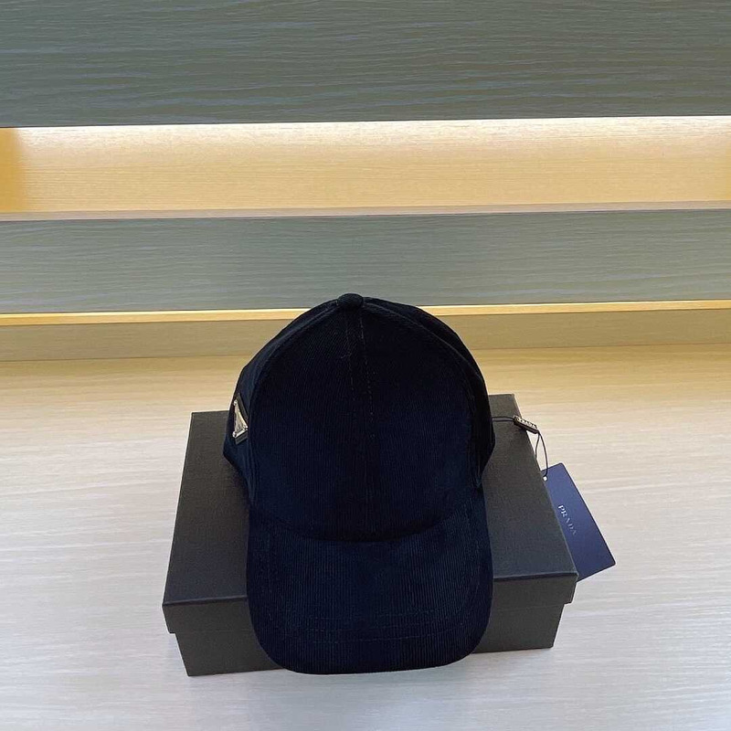 Pra*a re-nylon baseball cap black
