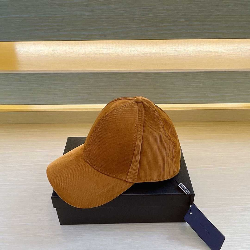 Pra*a re-nylon baseball cap tobacco