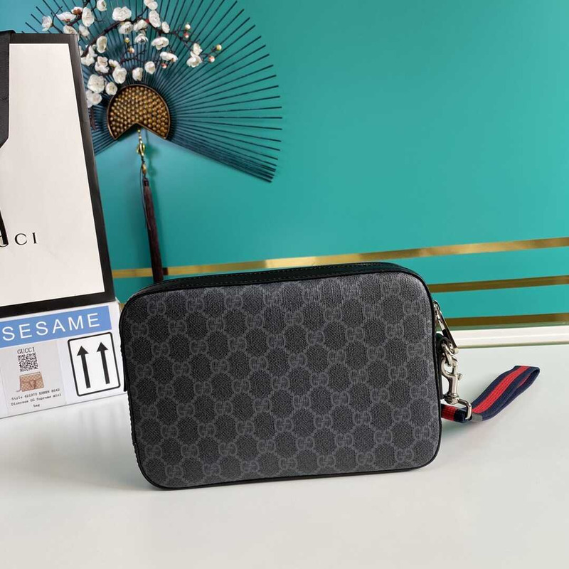 g*u*i gg S*p*e clutch grey