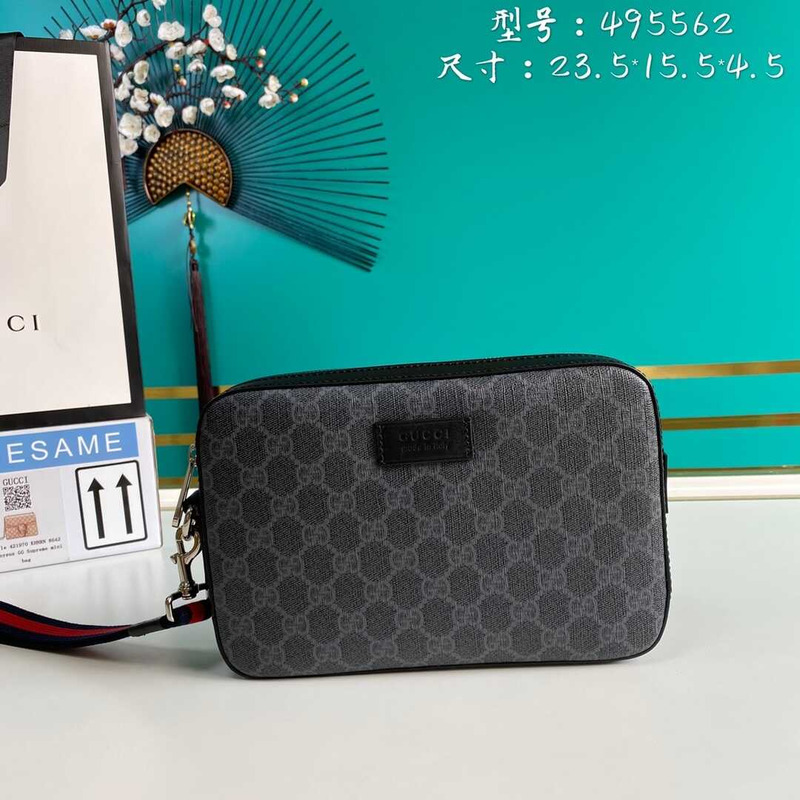g*u*i gg S*p*e clutch grey