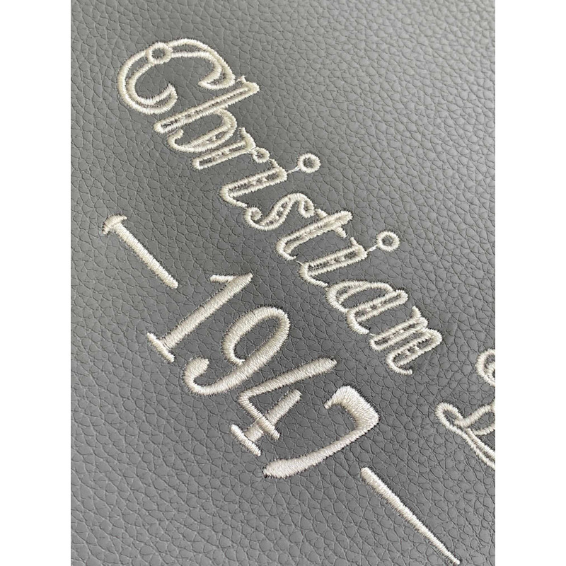 D*or D*or by birkenstock ch**an D*or 1947 signature a5 pouch D*or gray