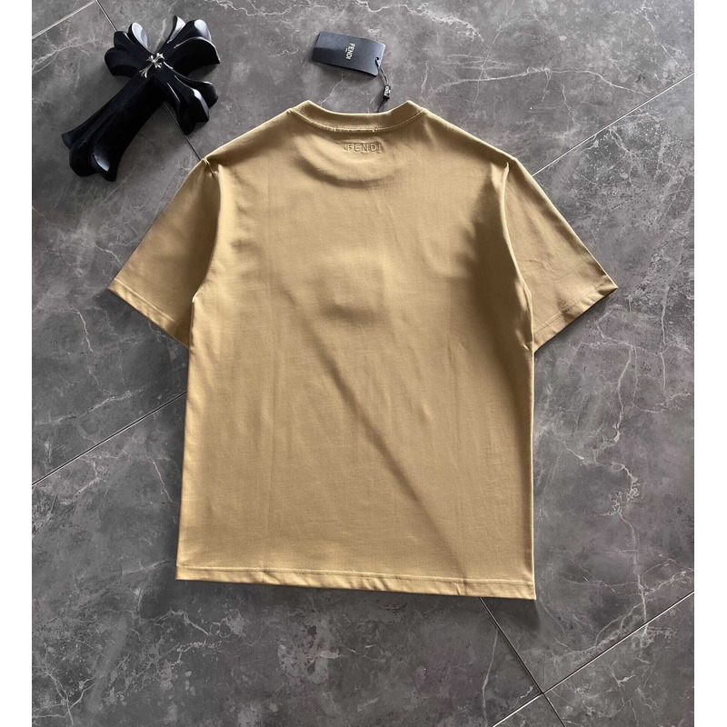 F**di logo t-shirt beige