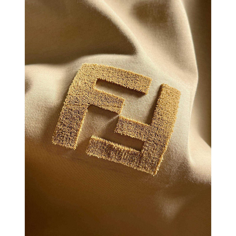 F**di logo t-shirt beige