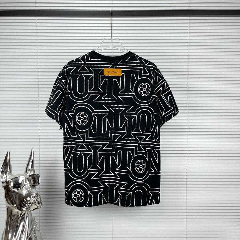 l**is V*t*n cotton t-shirt black