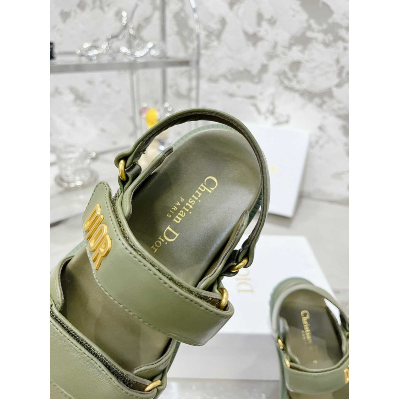 D*or D*oract sandals lambskin green