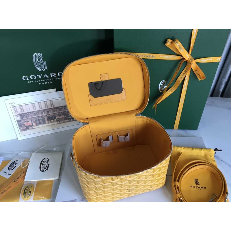 Go*ard Go*ardine muse vanity case yellow