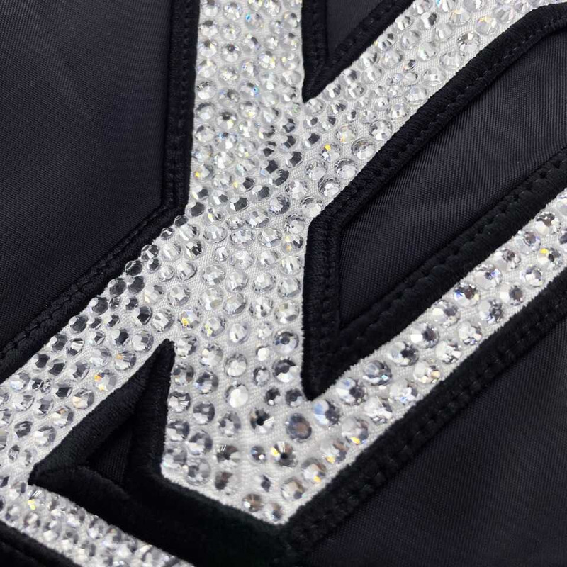 l**is V*t*n embroidered nylon baseball blouson