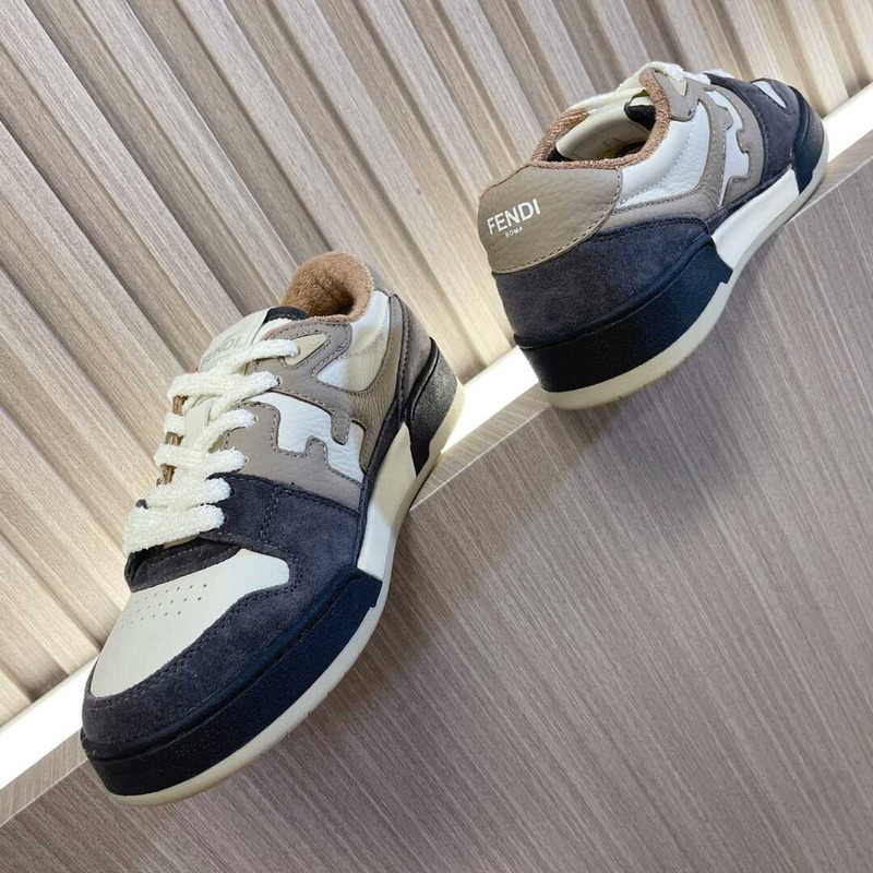 F**di match low top sneakers multi color