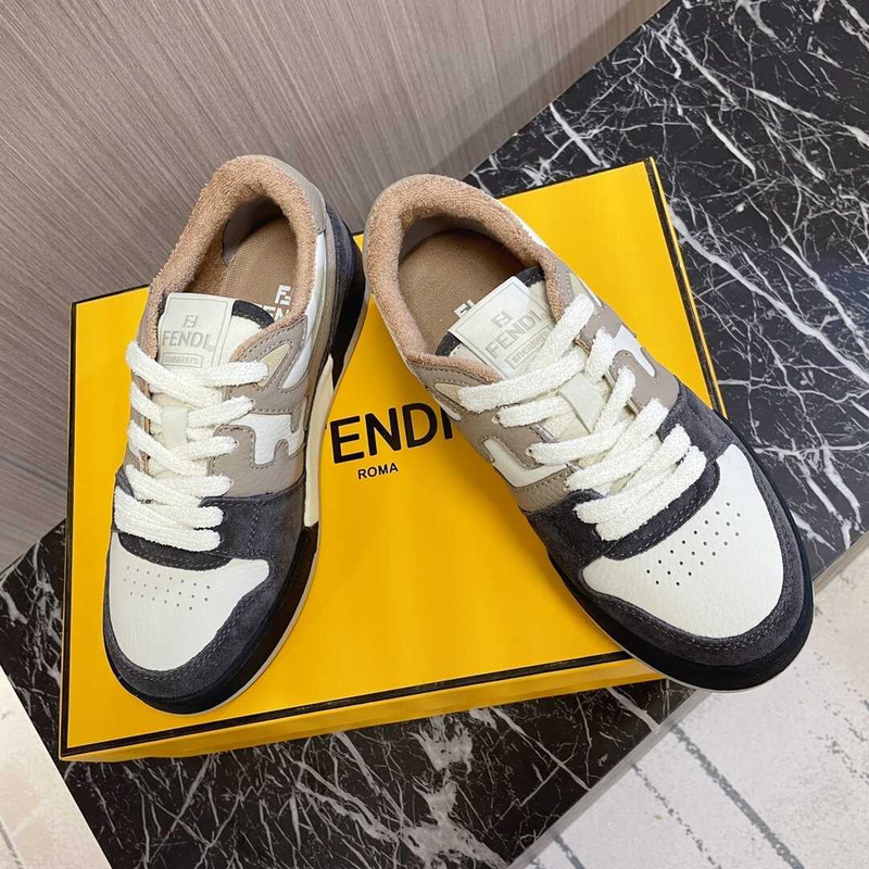 F**di match low top sneakers multi color