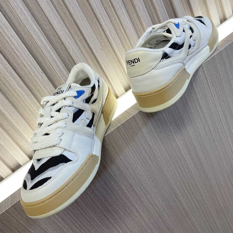 F**di match low top sneakers multi color