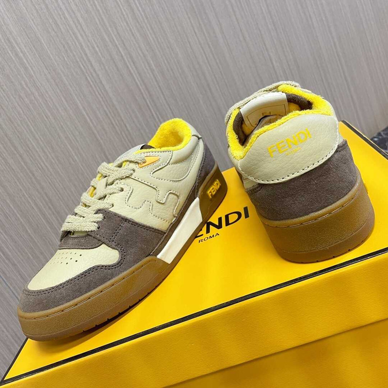 F**di match low top sneakers multi color