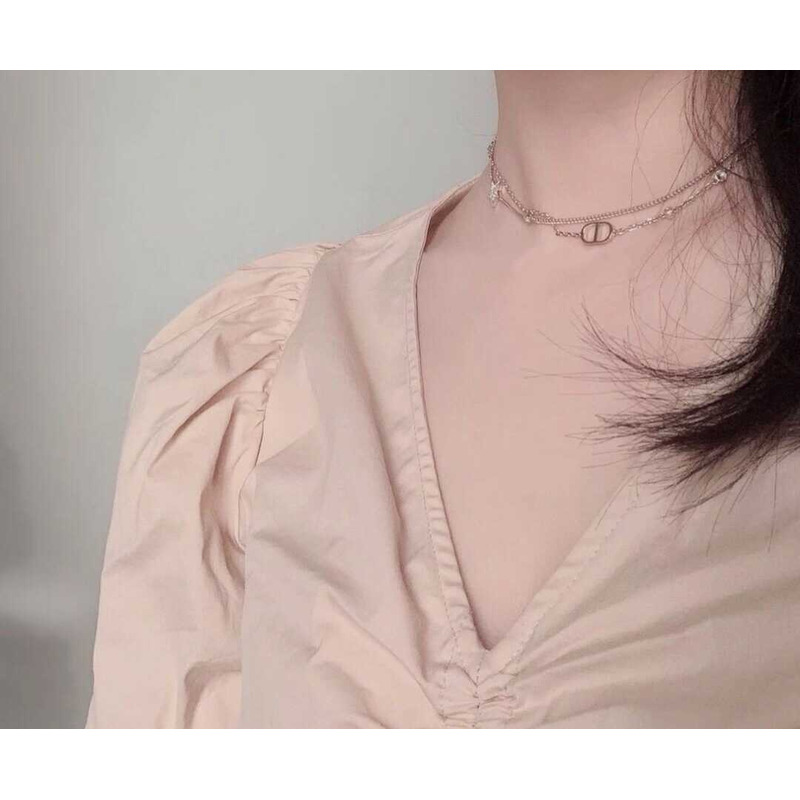 D*or cd star necklace gold