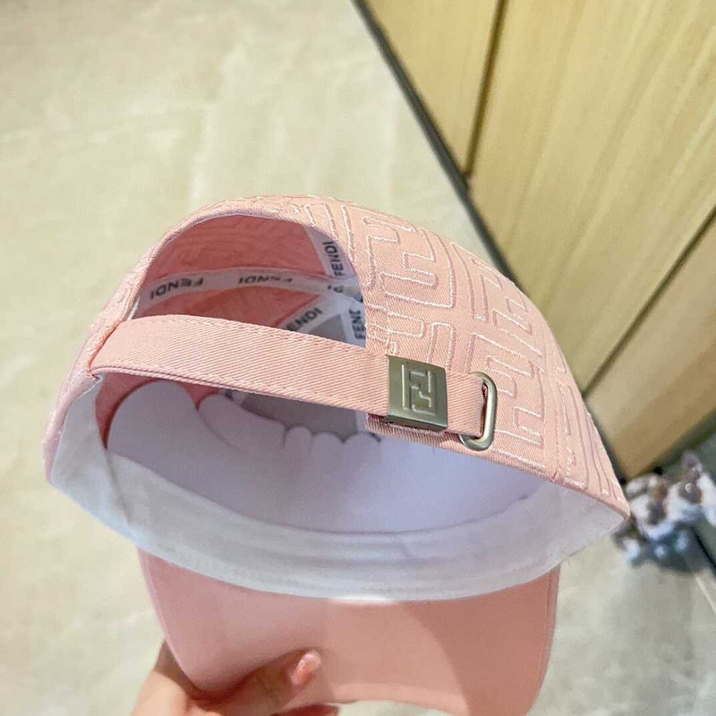 F**di fs F**di fashion show baseball cap pink