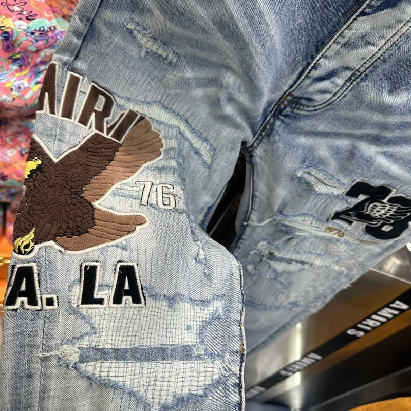 Amiri Varsity Straight Jean Blue