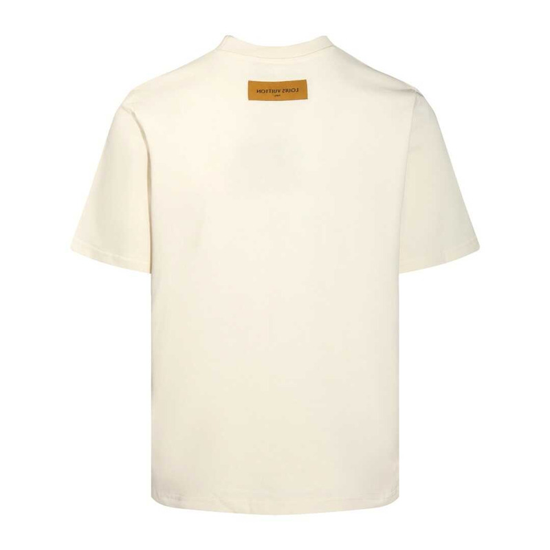 l**is V*t*n embroidered lv t-shirt beige