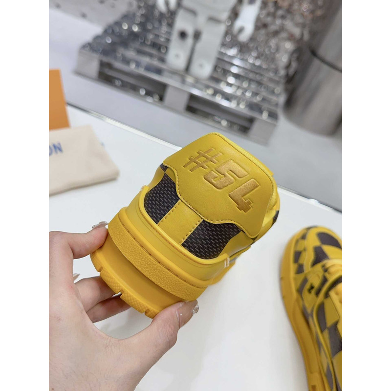 l**is V*t*n lv trainer sneaker yellow