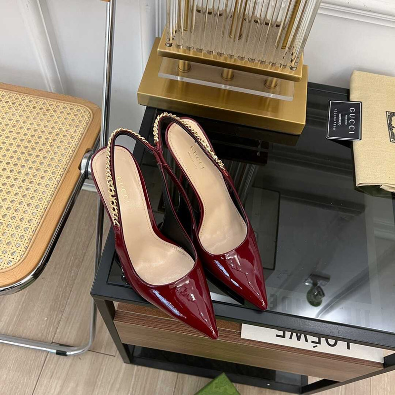 G*u*i signoria slingback pump burgundy