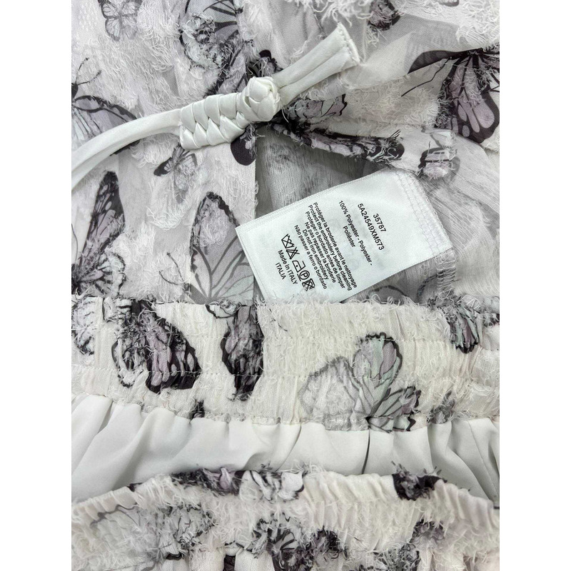 D*or cotton long blouse and shorts white