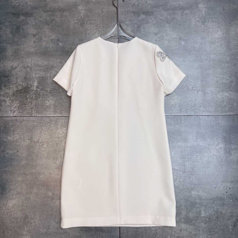 Valentino Butterfly Dress White