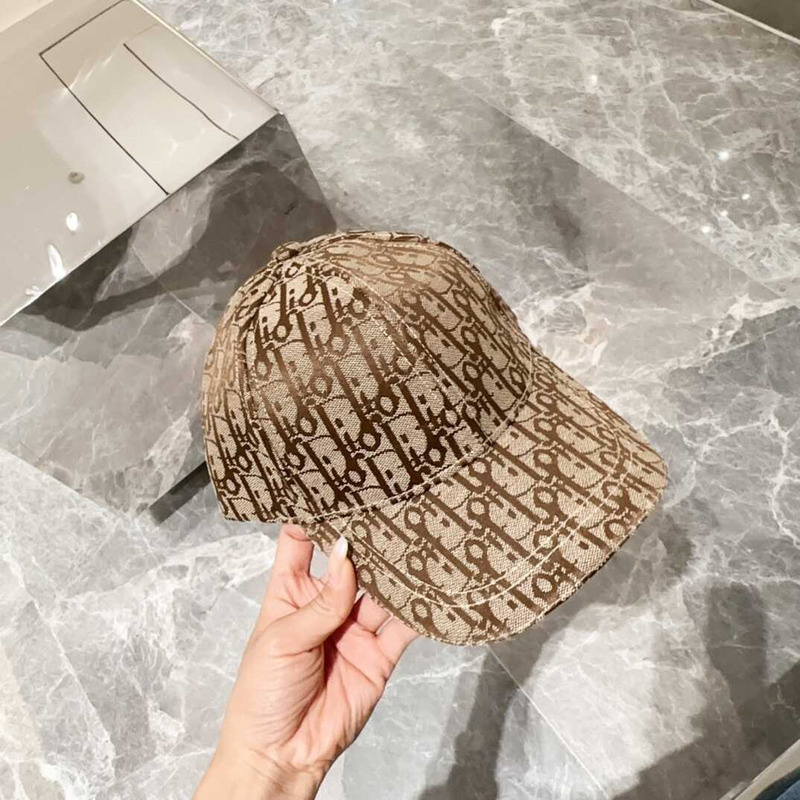 D*or logo oblique print cap