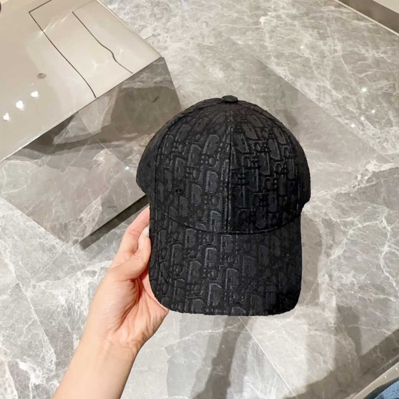 D*or logo oblique print cap