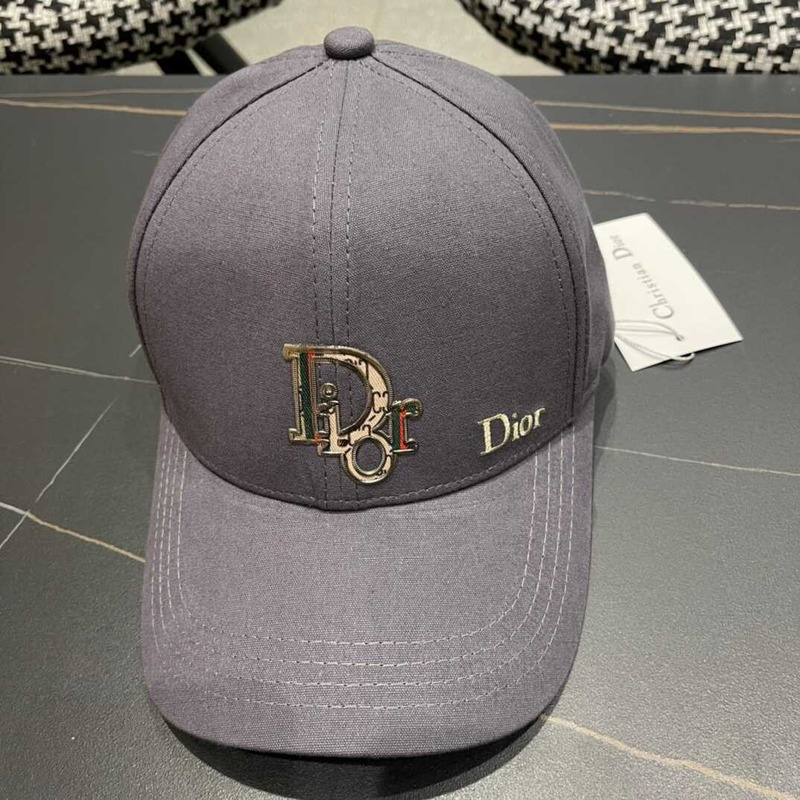 D*or logo oblique print cap