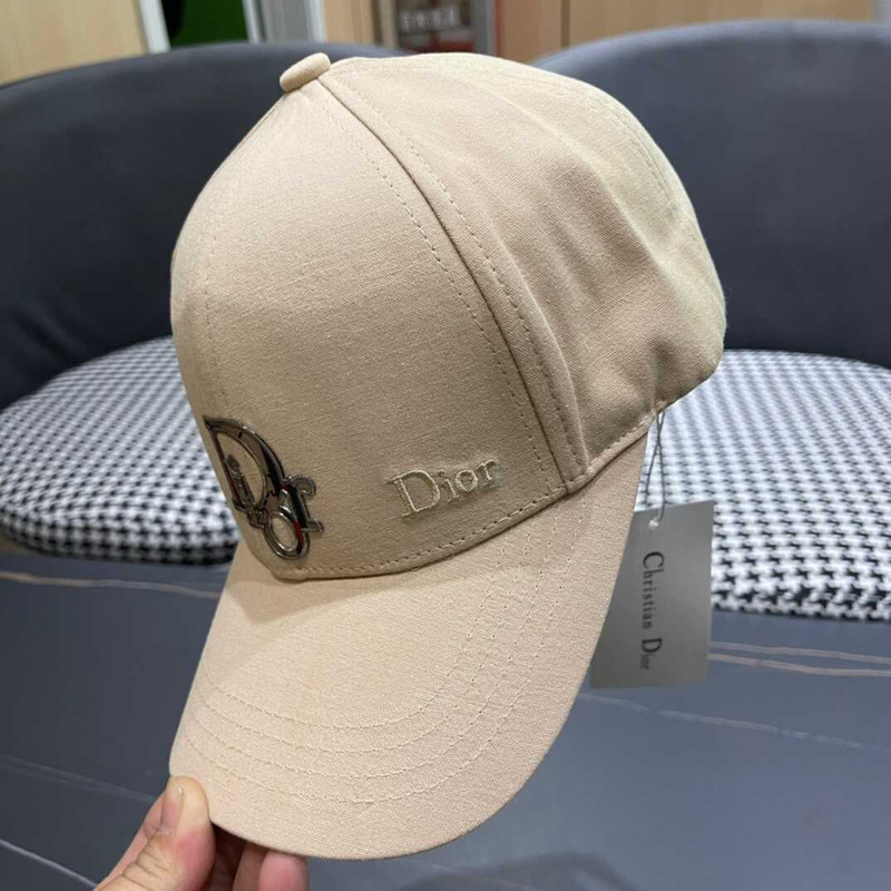 D*or logo oblique print cap