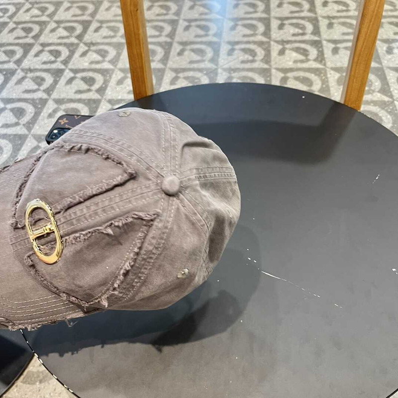 D*or logo oblique print cap