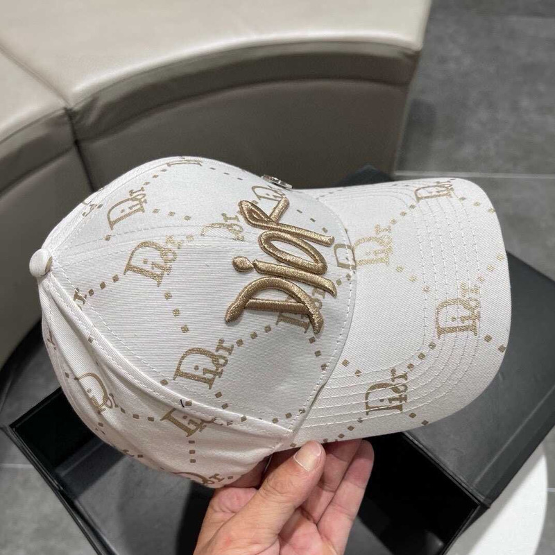 D*or logo oblique print cap