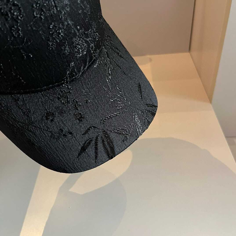 D*or oblique print cap in black