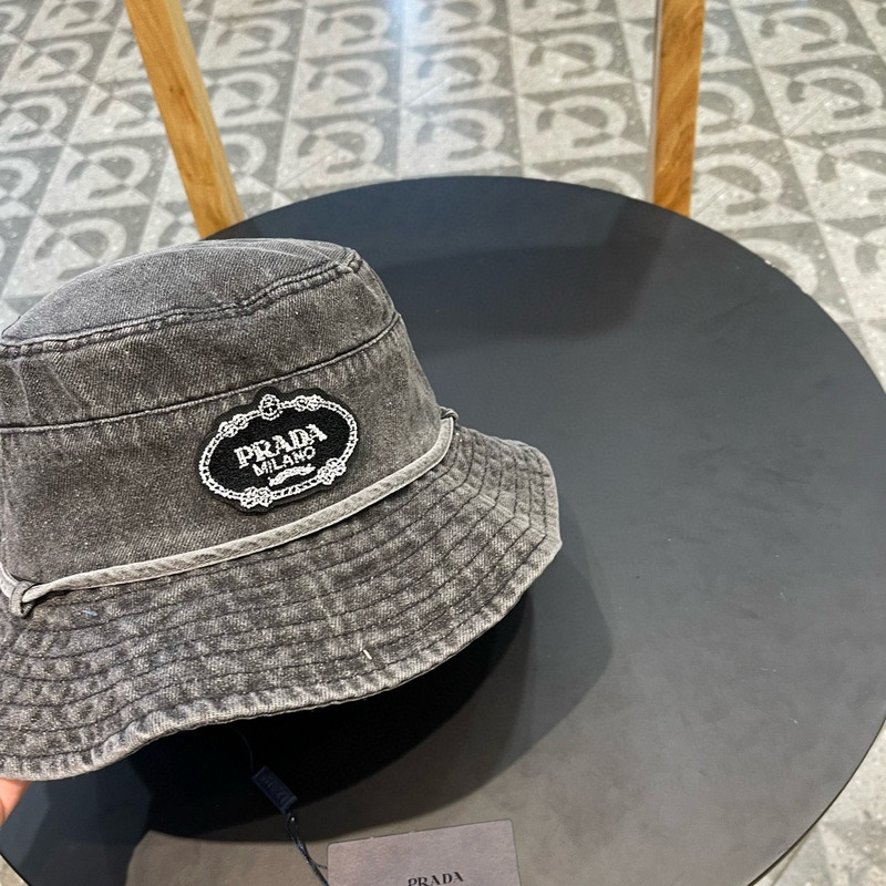 Pra*a denim bucket hat black