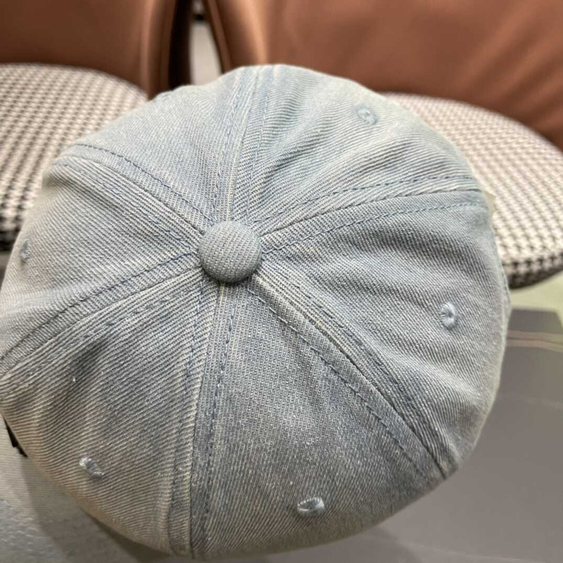Pra*a denim baseball cap light blue