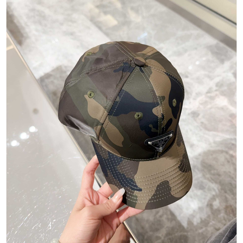 Pra*a re-nylon baseball cap green