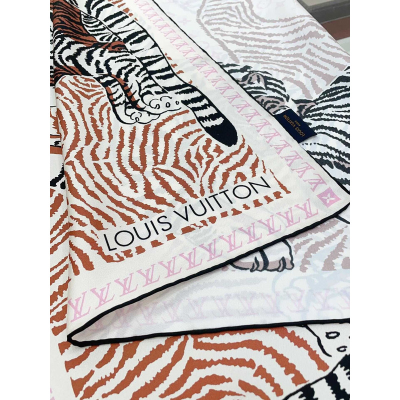 l**is V*t*n square scarf in white