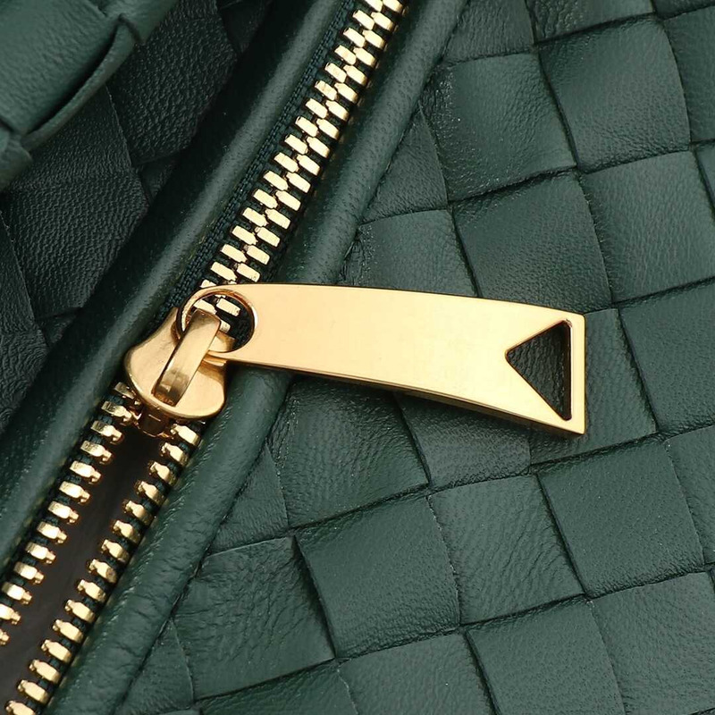 Bo*te*ga ve*ne*ta small jodie intrecciato leather shoulder bag inkwell
