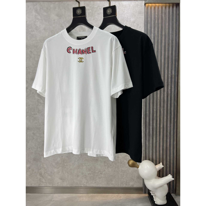 Ch*el logo t shirt white