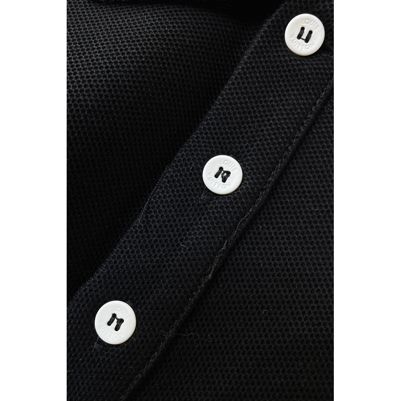 l**is V*t*n signature polo in black