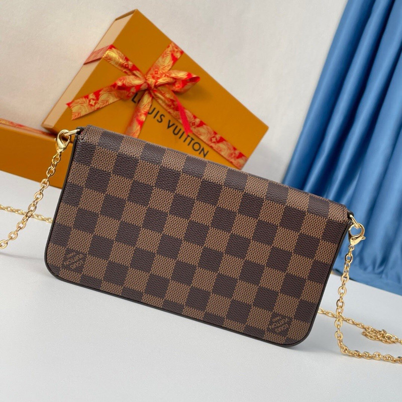 l**is V*t*n felicie pochette monogram canvas wallets