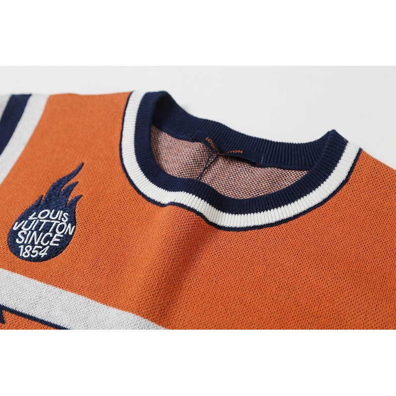 l**is V*t*n mens crew neck t-shirts orange