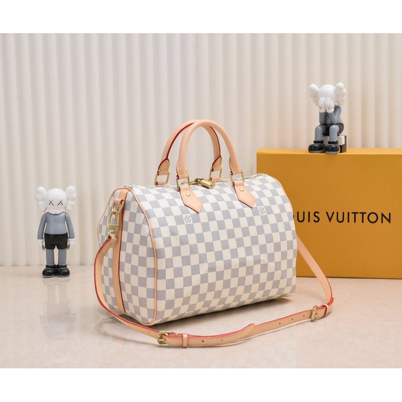 l**is V*t*n speedy 35 damier azur