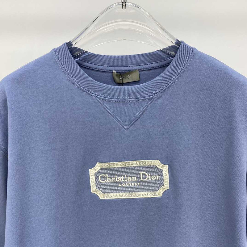 D*or logo printed t-shirt in blue