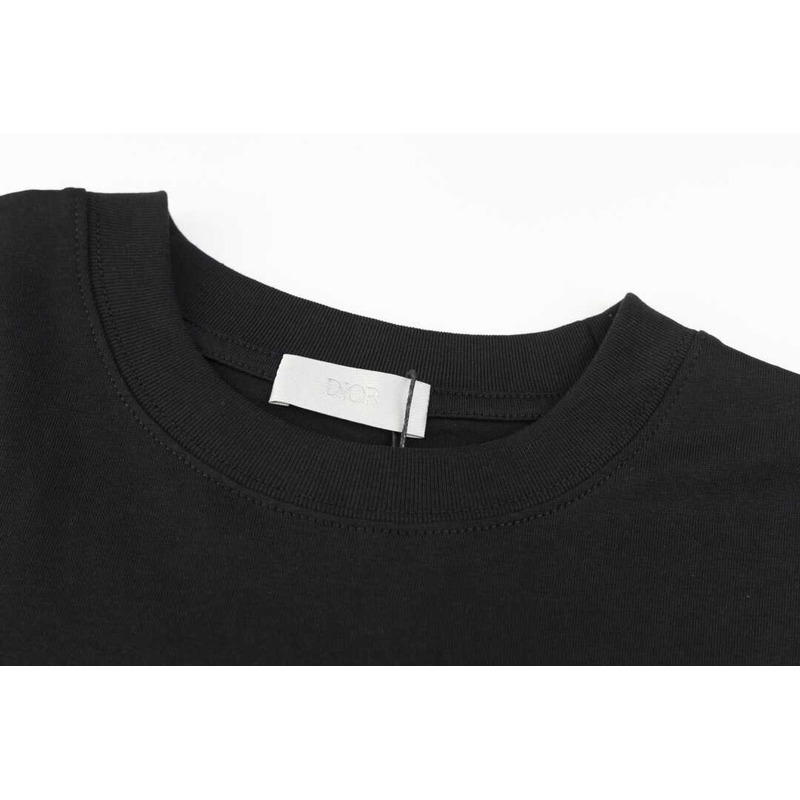 D*or handwritten ch**an D*or relaxed-fit t-shirt cotton jersey black