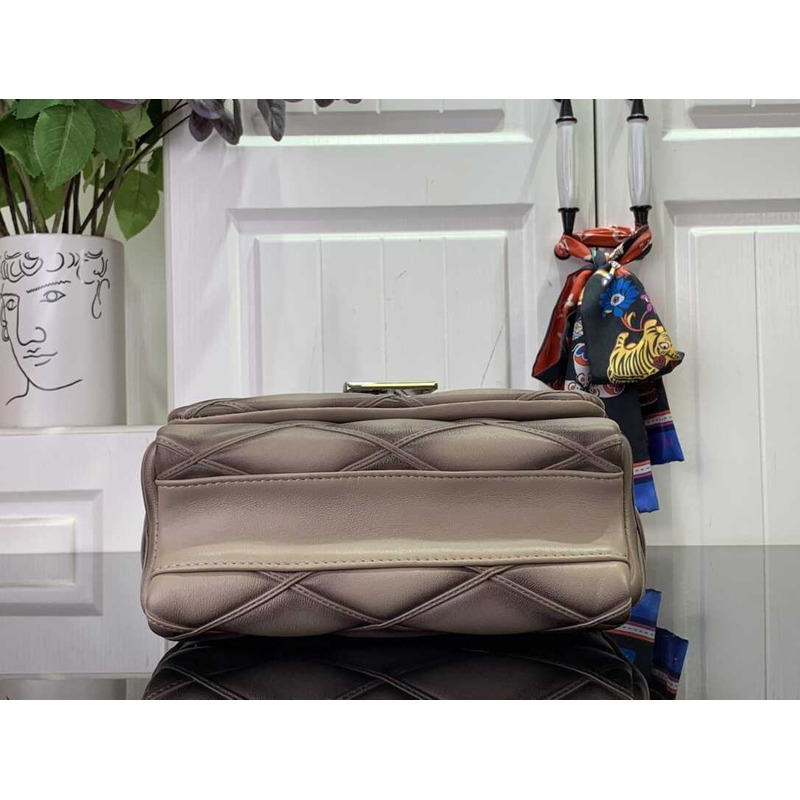 l**is V*t*n bags handbags grey sheepskin lv twist