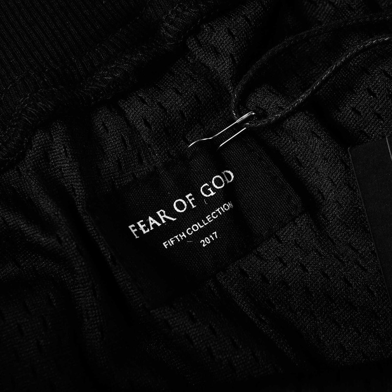 Essentials Fear of God Mesh Drop Shorts Black