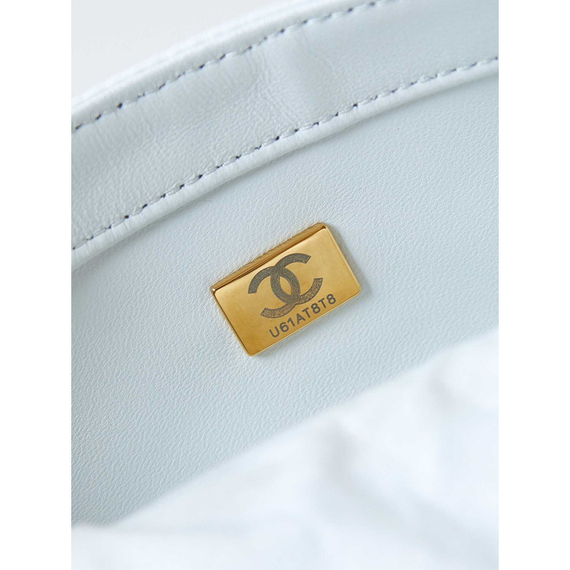 Ch*el small envelope bag sequins and gold metal multicolor
