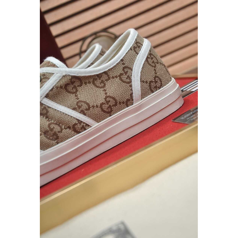 G*u*i gg sneaker original gg canvas beige and ebony