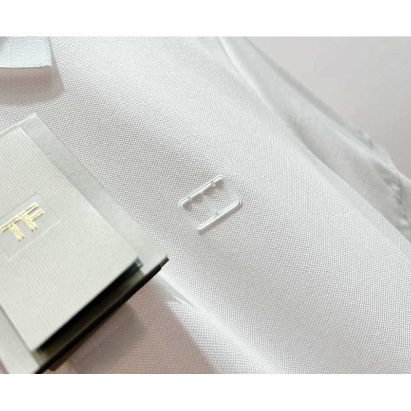 Tom Ford Cotton Polo Shirt White