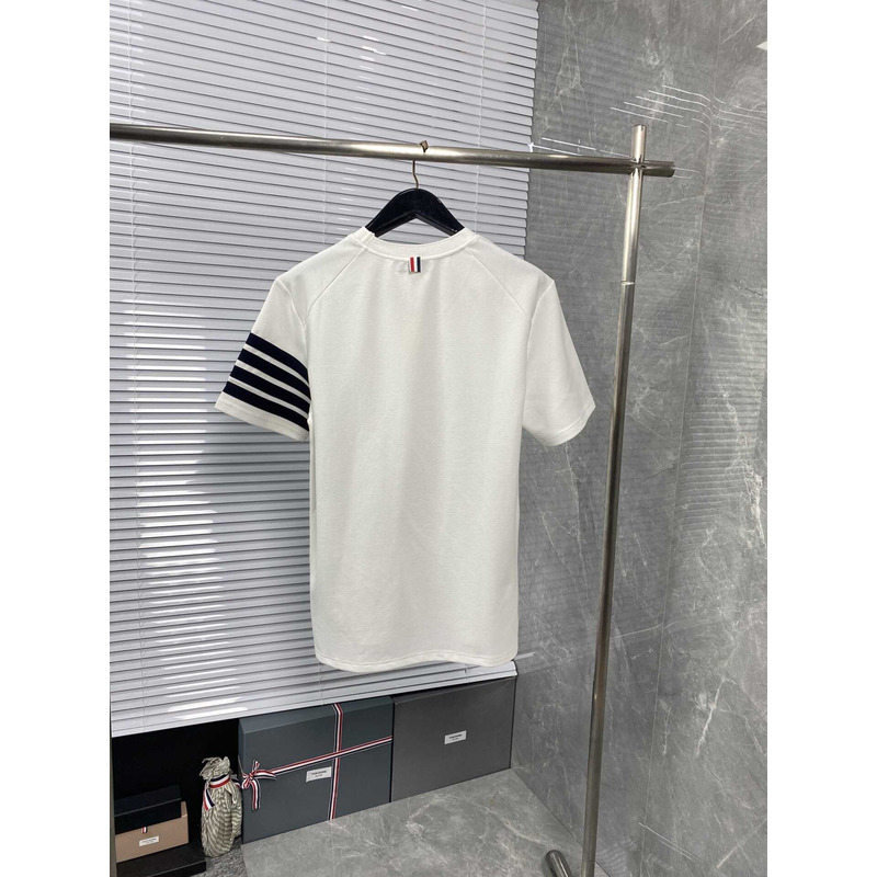 Thom Browne Thom Browne Cotton T-Shirt White