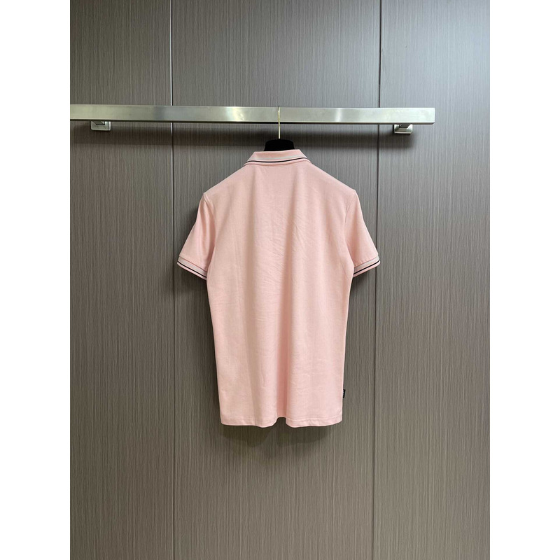 Pra*a cotton polo shirt pink
