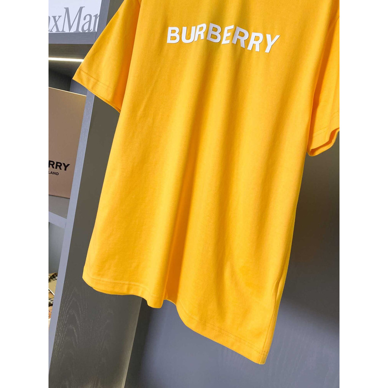 B**rry logo cotton t-shirt yellow